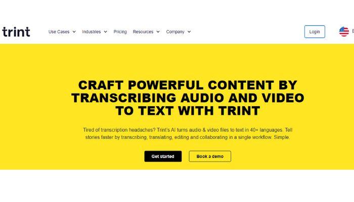 Trint Best Youtube Transcript Generator