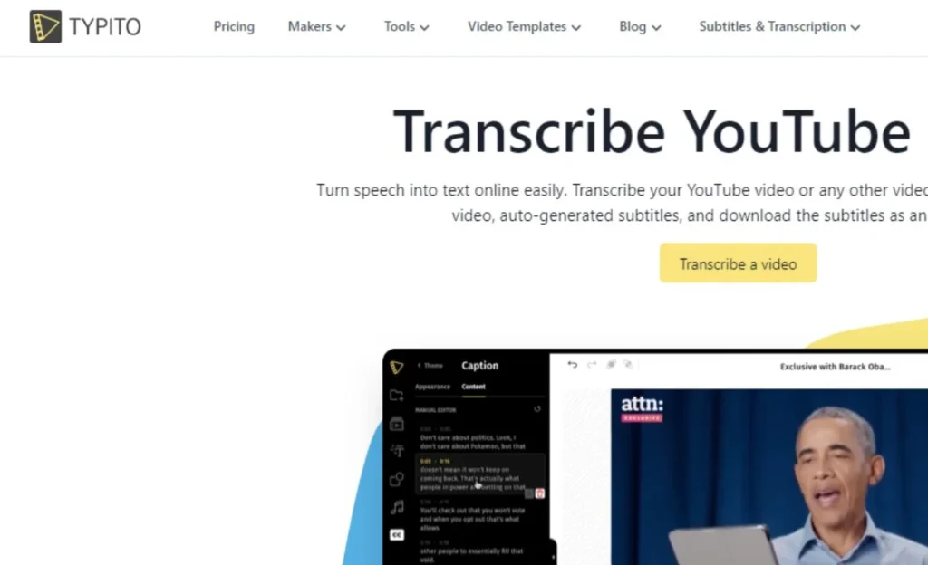 Typito-YouTube-Transcript-Generator