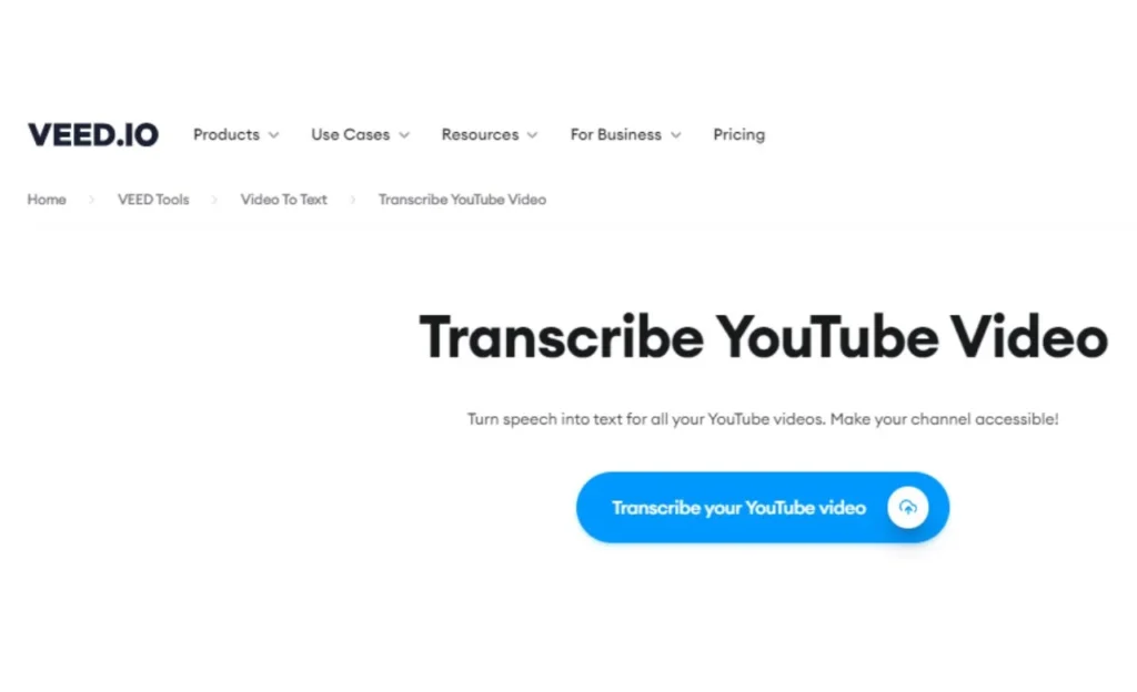 VEED-YouTube-Transcript-Generator