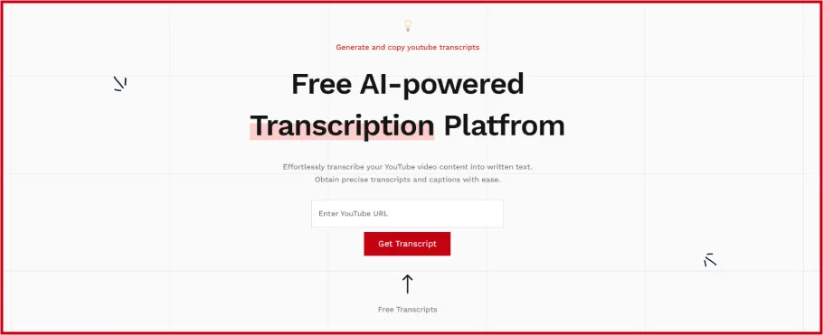 Youtube transcriptions for free